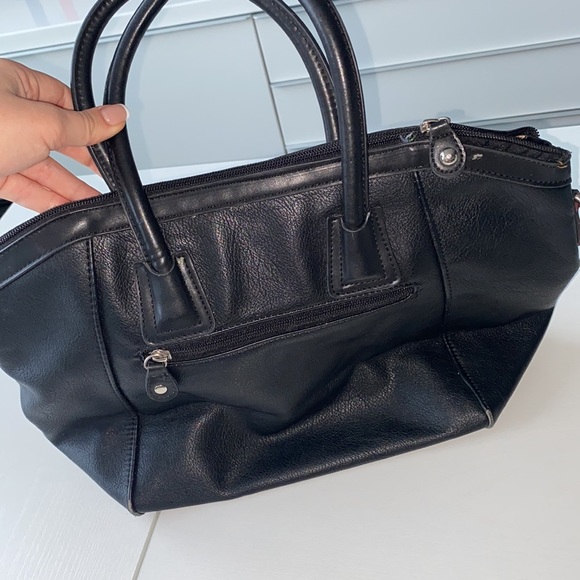 David Jones Black Leather Zipper Purse - Picture 2 of 7